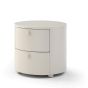 Sims Bedside Table - Matte Beige by Tommy Franks | Style Our Home