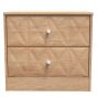 San Jose 2 Drawer Midi Chest in Nebraska Oak