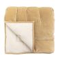 Opulent Velvet Bedspread Sand by Gallery Living | Style Our Home
