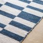 Kingston Jacquard Rug Blue