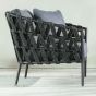 Leo Lounge Chair with Almond Seat and Back Cushion by Vincent Sheppard | Style Our Home