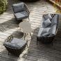 Leo Lounge Chair with Almond Seat and Back Cushion by Vincent Sheppard | Style Our Home