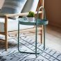 Abbas Teal Side Table by Hudson Living | Style Our Home 