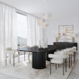 Alita Dining Chair - Chex Bouclé by Tommy Franks | Style Our Home