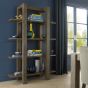 Turin Dark Oak Open Shelf Unit - Style our Home