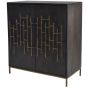 Varenna Espresso Stained Wooden 2 Door Cabinet by Libra | Style Our Home