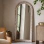 Emery Whitewash Arch Leaner Mirror by Gallery Living | Style Our Home