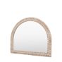 Emery Whitewash Overmantle Mirror
