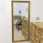 Maia Gold Shabby Chic Dress Mirror
