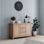 Arlyn Natual Oak 2 Door 3 Drawer Sideboard by Hertiance Furniture | Style Our Home