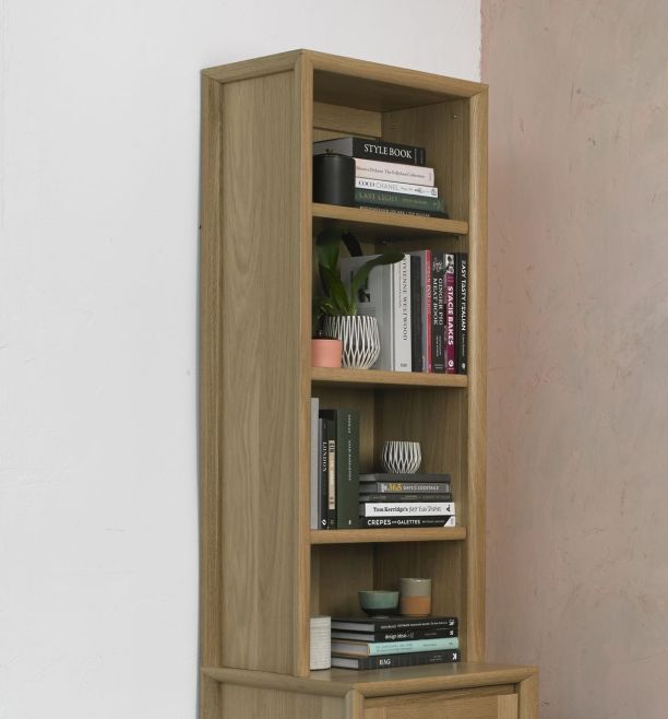 Bergen Oak Narrow Top Unit - Style Our Home