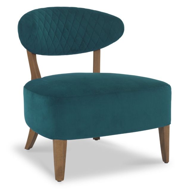 Cecelia Occasional Chair in Sea Green Velvet | Style Our Home