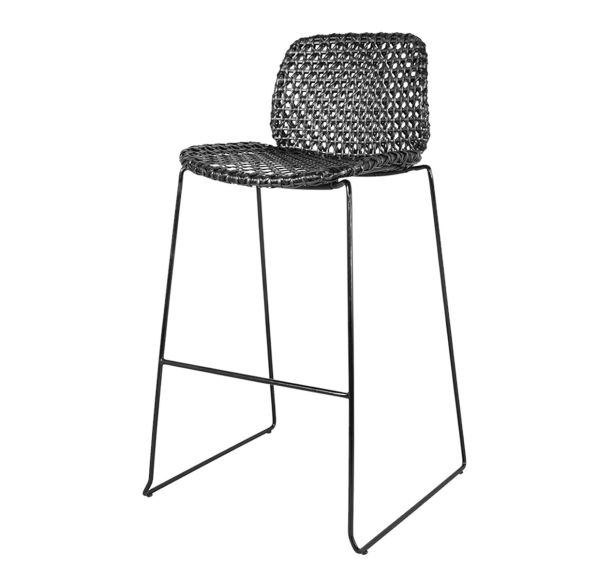 Vibe Graphite Bar Stool by Cane-line | Style Our Home