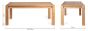 Turin Light Oak 6-10 Seater Table & 8 Fontana Tan Faux Suede Fabric Chairs by Bentley Designs | Style Our Home