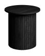 Axel Fluted Side Table Black by Birlea | Style Our Home