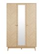 Herringford 3 Door Wardrobe With Mirror by Birlea | Style Our Home