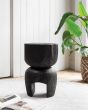 Amber Black Side Table