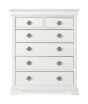 Chantilly White 2+4 Drawer Chest - Style Our Home