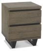 Tivoli Weathered Oak 2 Drawer Nightstand by Bentley Designs | Style Our Home
