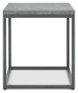 Renzo Zinc & Dark Grey Side Table | Style Our Home