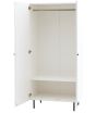 Halton 2 Door Wardrobe White By Gallery Living | Style Our Home