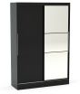 Lynx Black 2 Door Sliding Wardrobe