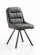 Cavenden Swivel Dining Chair Grey (2pk)