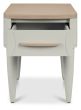 Larsen Scandi Oak & Soft Grey 1 Drawer Nightstandby Bentley Designs | Style Our Home
