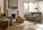 Arcadia Rounded Oak Lamp Table