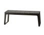 Copenhagen Lava Grey Bench by Cane-line | Style Our Home