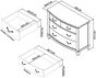 Montreux Grey Washed Oak & Soft Grey 2+2 Drawer Chest