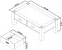 Turin Light Oak Coffee Table with Drawers