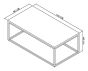 Renzo Zinc & Dark Grey Coffee Table | Style Our Home