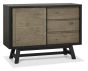 Camden Weathered Oak & Peppercorn Narrow Sideboard by Bentley Designs | Style Our Home