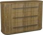 Vega Knotty Oak & Weathered Oak 3 Drawer Chest by Bentley Designs | Style Our Home
