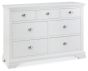 Hampstead White 3+4 Drawer Chest  - Style Our Home