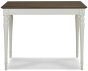 Hampstead Soft Grey & Walnut Bar Table - Style Our Home