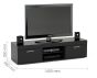 Edgeware Black TV Unit
