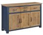 Splash of Blue - Sideboard 3 Door / 4 Drawer by Baumhaus | Style Our Home
