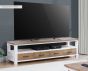 Splash of White - Large Widescreen Television cabinet by Baumhaus | Style Our Home