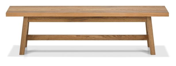 Camden Rustic Oak Small Bench by Bentley Designs | Style Our Home