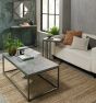 Renzo Zinc & Dark Grey Coffee Table | Style Our Home