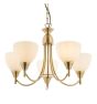 Alton 5 Pendant Light Antique Brass