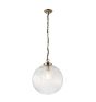 Harriet Pendant Light Clear Glass Large