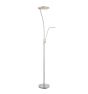 Alassio Floor Lamp Satin Chrome