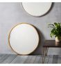 Higgins Round Mirror - Antique Gold - Style Our Home