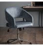 Murray Swivel Chair Charcoal Velvet