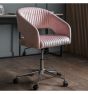 Murray Swivel Chair Pink Velvet