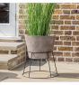 Hadleigh Planter Anthracite Grey Wide