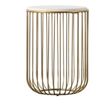 Liberty Side Table Gold by Hudson Living | Style Our Home 